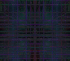 Abstract glitch art grid background image.