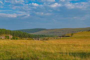Obraz premium beautiful landscapes of nature in georgia in summer