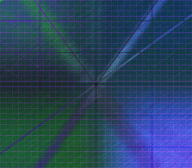Abstract glitch art grid background image.