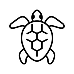 Fototapeta premium Turtle Icon Vector Design Template.