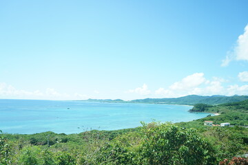 石垣島　野底岳展望台からの海