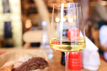 restaurant interior blurred background room serving