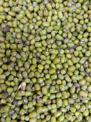 green beans background