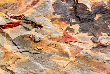 Natural colored stone texture material
