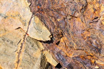 Natural colored stone texture material