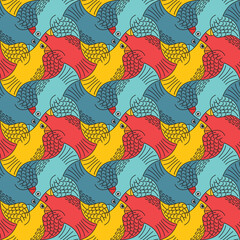 Bird Tessellation Pattern - 500675262