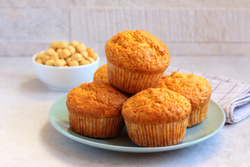 Hazelnut sweet muffins