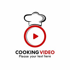 Cooking video symbol logo template illustration