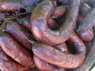 Typical black pudding from Spain 
