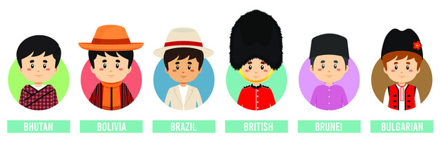 Set Avatars with Different Countries