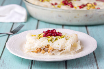 Turkish Traditional Ramadan Dessert Gullac