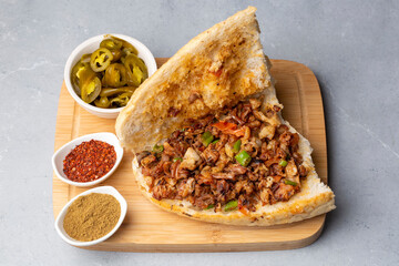 Traditional Turkish Food Kokorec. izmir kokorec