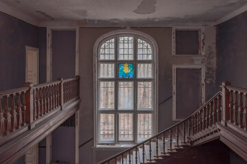 Urban exploration in an old abandoned hospital in a historic mansion in Poland - Urbex in Turczynek