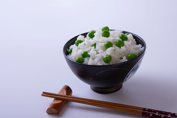 グリーンピースご飯