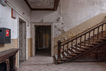 Urban exploration in an old abandoned hospital in a historic mansion in Poland - Urbex in Turczynek