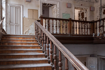 Urban exploration in an old abandoned hospital in a historic mansion in Poland - Urbex in Turczynek