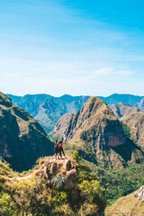 Los andes, bolivia.
