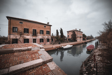 Fototapeta premium Church of Santa Fosca building on Torcello island Venetian Lagoon, Veneto Region, Northern Italy.