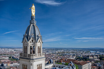 View of Lyon from the top