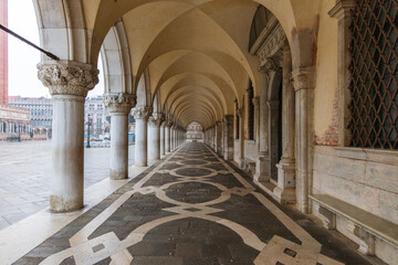gallery of palazzo ducale, venice, venezia