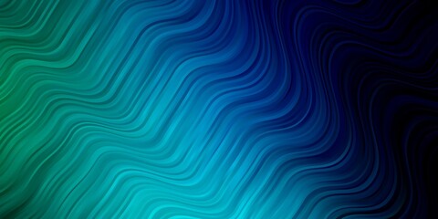 Light Blue, Green vector backdrop with circular arc.