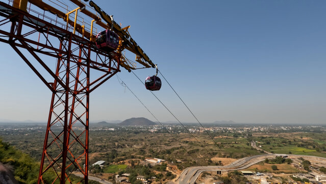 Rope car from the villages of India