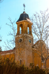 Campanario en la ciudad de Guadalajara, Castilla La Mancha, Espa&ntilde;a.