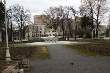 Obraz premium View of the city square