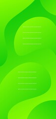 Green wallpaper. Abstract background with geometric elements. Light green abstract gradient wallpaper with beautiful fluid shapes. Best mobile wallpaper.