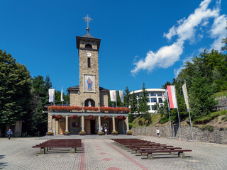 Naklejka premium Sanctuary of Our Lady Queen of Poland, Szczyrk, Poland