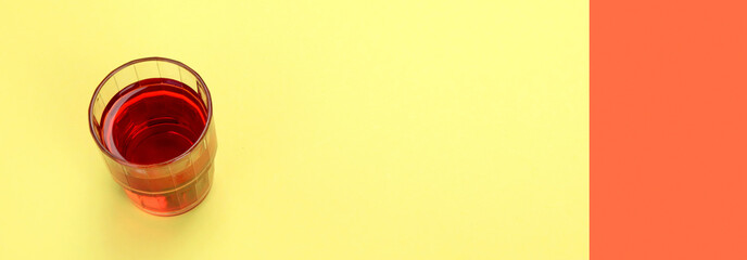 Pancakes for kids on colourfull background.