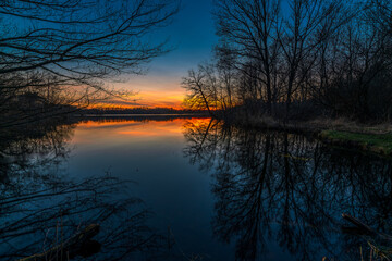 Abendsonne am Moorsee