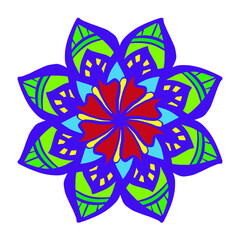 abstract flower design