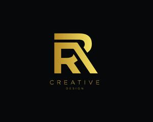 Creative Minimal Letter RR Logo Design | Unique RR Monogram