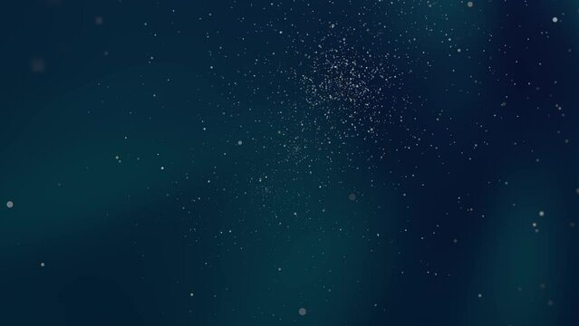 blue background with particles