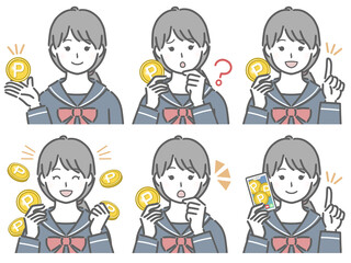 ポイントに関する色々　女子学生