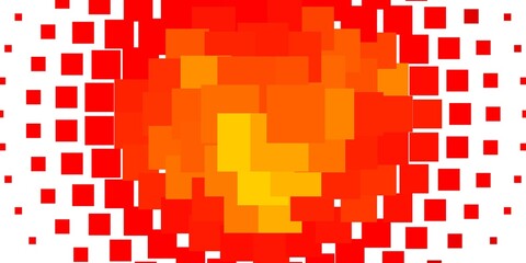 Light Orange vector background in polygonal style.