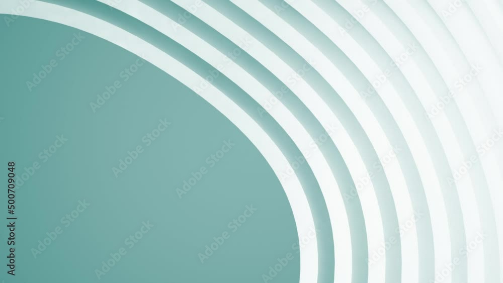 Poster abstract geometric background seamless loop. waving animation in blue color.