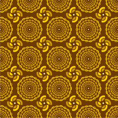 African seamless pattern, picture art and abstract endless background.