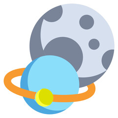 SATURN flat icon