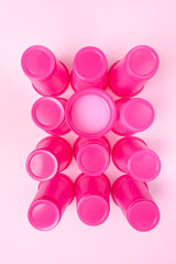 pink texture background with pink figures and pink background