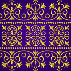 ornament golden abstract vector background