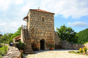Fototapeta na wymiar Monastery of Mozameta near Kutaisi, Imeretinsky region of Georgia