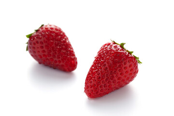 苺 フルーツ デザート 白背景