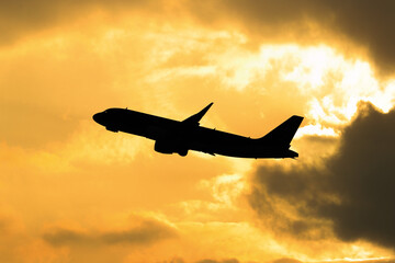 plane in the sky