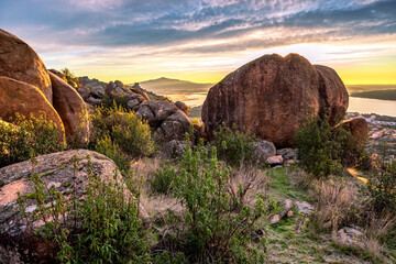 Amanecer en La Pedriza. Manzanares el Real.