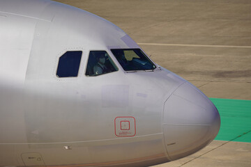 airplane at the airport