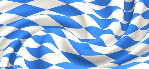 bavaria flag oktoberfest blue and white..