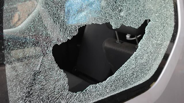 Broken Side Window Car Burglary Damage Problem