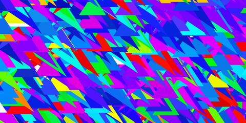Light multicolor vector texture with random triangles.